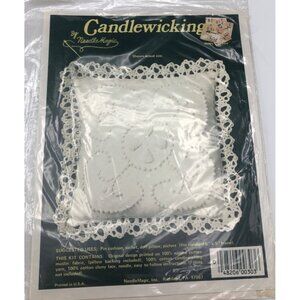 Needle Magic Candlewicking Embroidery Kit Cottagecore Lace Trim All Cotton Small